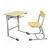 Import University Student Desk and Chair Set  Classroom Single School Desk and Chair Wholesale Furniture from China
