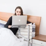 UPERGO Laptop floor stand 4-14inch tablet pc holder triangle display rack beside sofa bed smartphone stand holder
