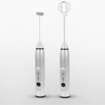 USB Rechargeable Milk Frother Electric Handheld Foam Whisk Electric Coffee Beater