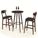 Used outdoor wooden bar table and bar chairs for sale CA249