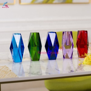 V-2200 promotional personalized crystal vase for table decor souvenir