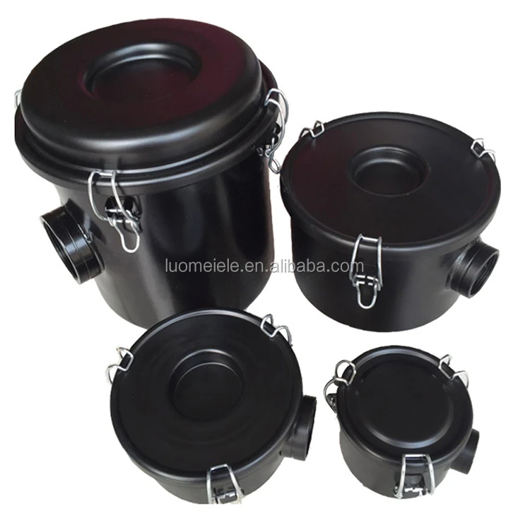 Vacuum System Industrial Vacuum Pump Inlet Air Filter Barrel Bucket