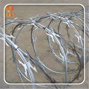 Various blade types available, the best choice for safety protection razor barbed wire mesh