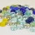 Import Vase Filler 17-19MM Mix Colors Flat Glass Beads Wholesale Flat Clear Marbles Pebbles from China
