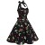 Import Vintage Rockabilly Audrey Retro Cocktail Black Cocktail Dress from China
