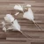 Import vintage white feather hair fork comb from China