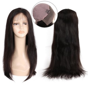 Virgin Indian Human Hair 13X4 Lace Front Wig