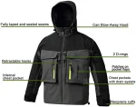 100% Waterproof Fishing Shirt Performance Newest Design Fishing Jacket Custom Logo Wholesale Long Sleeve Clothing OEM