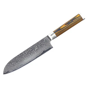 WB NK KD00507J Japanese Santoku knife Damascus chef knife 7 inch kitchen knife accessories