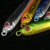 WEIHE new design 35g 5 colors 5 pcs/bag 3d eyes spraying topwater fishing hard metal iron lures