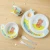 Import Welcome Custom Biodegradable Bamboo Fiber Baby Dinner Sets , Bamboo Dinnerware for Kids from China