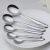 Import Western Stainless Steel Diamond Design Flatware Modern Style Spoon Fork and Knife Cutlery On Sale from China