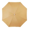Wholesale 2m yellow durable adjustable  beach umbrella