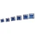 Wholesale 4*4mm 7*7mm 9*9mm Loose Moissanite Stones Vvs Blue Color Princess Cut Loose Moissanite Diamond