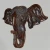 Import wholesale act furniture resin wall handing elephant head from China