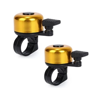 Wholesale Bicycle Accessories Colorful Brass Aluminum Alloy Bike Bell Bicycle Parts   With Loud Sound Bicycle Bell