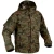 Import Wholesale Black Tactical Jacket Softshell Security Jacket Logo Custom Military Softshell from China