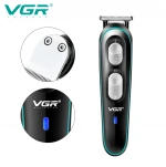 Wholesale cheap  Professional Hair Trimmer Rechargeable 3 Levels Adjustable Waterproof  Hair Clippers