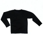 Wholesale children clothing blank custom long sleeve o-neck kids t shirt