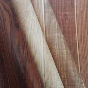 Wholesale classic retra Wood design vinyl PVCwallpaper for Administration,Entertainment,Household,Commerce Usage