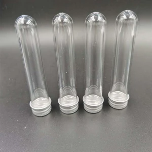 wholesale clear plastic test tubes cigar clear tubes bottle custom size 80ml 100ml