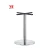 Import Wholesale coffee office restaurant dining golden stainless steel metal table bases from China