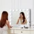 Import Wholesale compact mirror white vanity mirror with led light Hollywood led makeup mirror from China