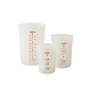 Wholesale custom kitchen Silicone measuring cup set