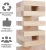 Import wholesale custom large Natural Wood Blocks and Crafts Wood Stacking Game 54 Wooden Cubes from China