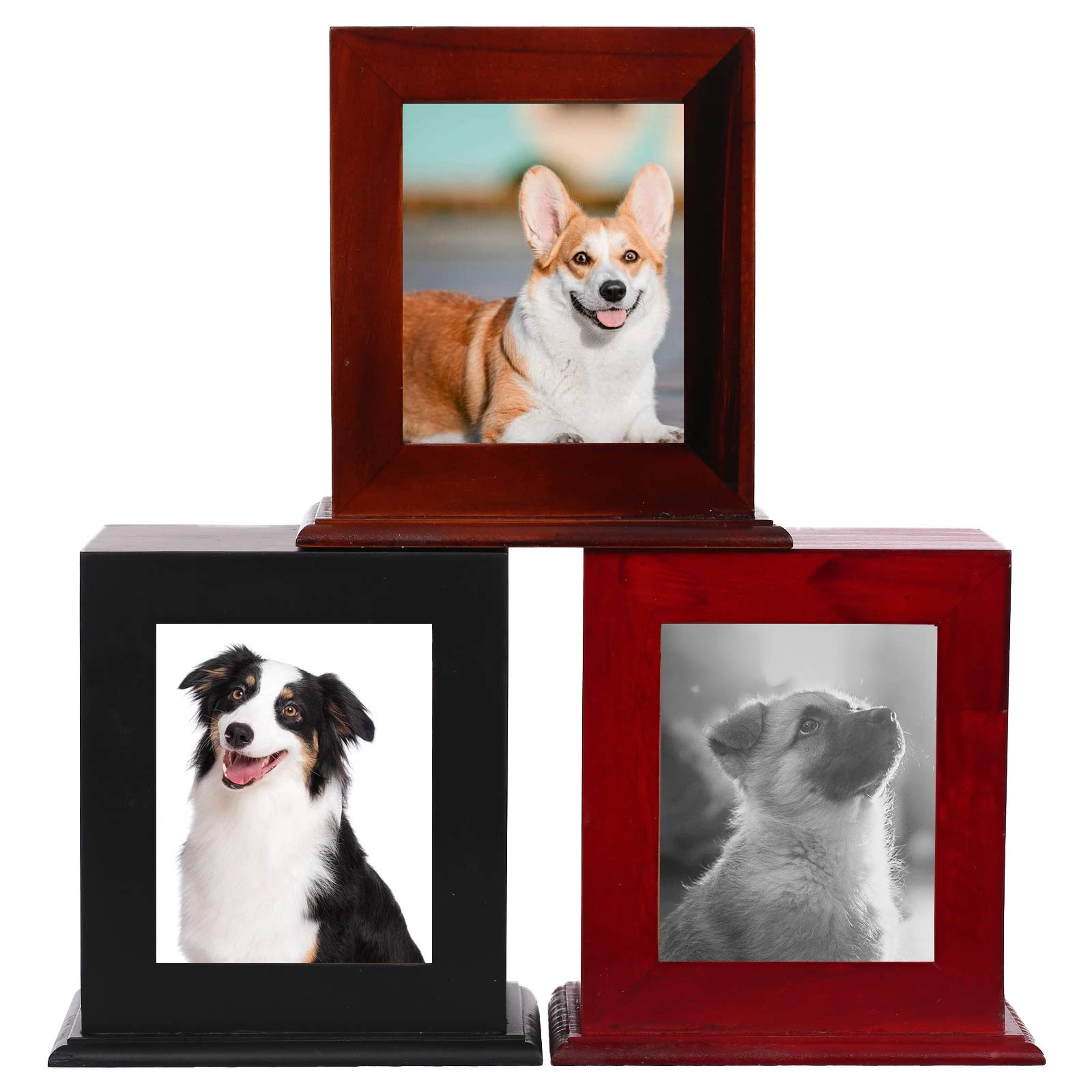 Wholesale Custom Pet Cremation Ashes Box Pet Photo Urn In Memory Of Cat Urn