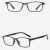 wholesale customized logo square TR90    frames glasses optical eyewear