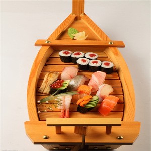 Wholesale Disposable Japanese Style Wooden Sushi Boat For Party