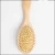 Import wholesale eco-friendly high quality goat hair baby brush bamboo wooden baby hair brush from China