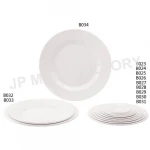 wholesale event hotel restaurant 10" melamine white custom printed plates