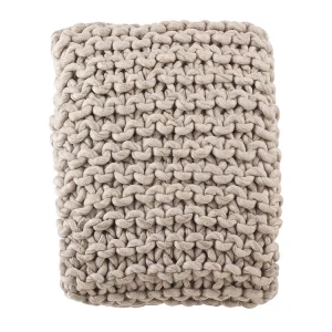 Wholesale Fashion Design Hypoallergenic Handmade Chunky Cable Knit Premium Wool Throw Blanket