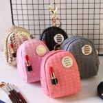 Wholesale Fashion Lipstick Handbag Pocket Keychain Little Girls Mini Coin Purse keychain