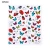 Import Wholesale Fashion new style nail art water decals stickers colorful butterfly flower Nails Sticker nail art Decoration from China
