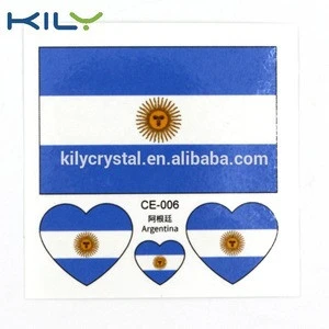 Wholesale France world cup flag temporary tattoos