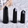 Wholesale healing crystal rod natural stone roller bottle obsidian hexagonal quartz crystal column quartz supplier