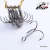 Import Wholesale High Quality High Carbon Steel Steel Fishing Hook Fishhooks Durable Treble Hooks with all size from China