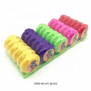 Wholesale High Quality Long Chewing Gum Colorful Halal Mix Fruit Flavor Magic Crazy Roll Bubble Gum