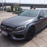 Wholesale High Quality Stretchable Matte Dark Gray Satin Metallic Chrome Car Adhesive Wrap Sticker Wrapping Vinyl Foil