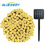 Wholesale Holiday Lighting 10M 100 Led Outdoor Solar String Lights For Christmas Decoration