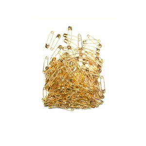 wholesale Huaxuan gold plated safty pins for kids diy, garment accessories