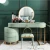 Import wholesale luxurious bedroom simple design mirrored makeup dressing table dresser table from China
