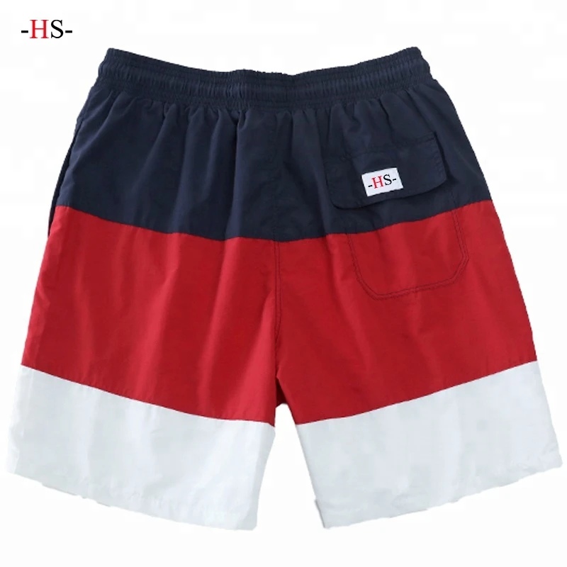 Wholesale men shorts Three colors fashion spliced mens casual shorts