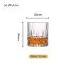 Wholesale Modern Design Heavy Base Whiskey Shot Glasses Hot Selling Modern Style Whiskey Usage