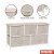 Import Wholesale modern metal frame 5 fabric drawer storage console cabinet for living room furniture from China