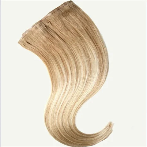 Wholesale Natural Seamless 100% Russian Human Remy Clip In Hair Extension