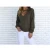 Import Wholesale Personalized New Design Solid Color V-collar Hoodie For Women from China